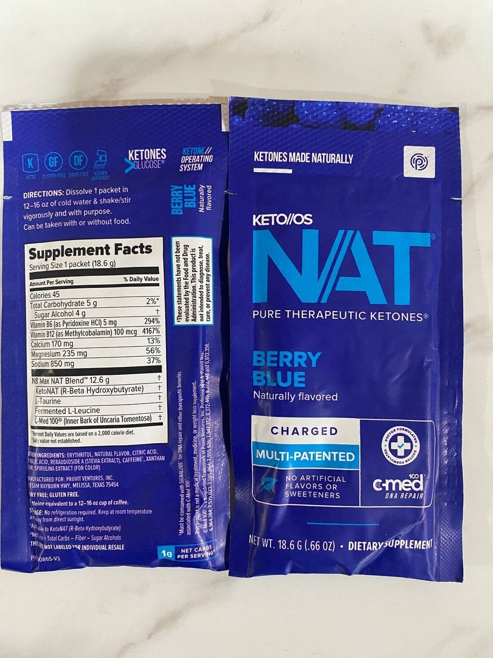 🔥Ketones Pruvit Ketone NAT Pick Your Flavor MUST BUY 5 PACKS🔥