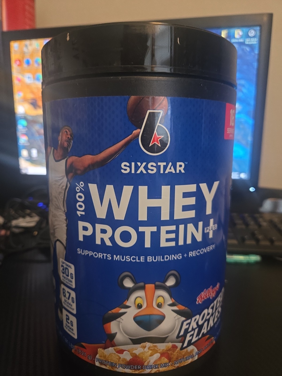 Six Star Whey Protein, Kelloggs Frosted Flakes Flavor, 1.81 lbs, EXP 12/2027