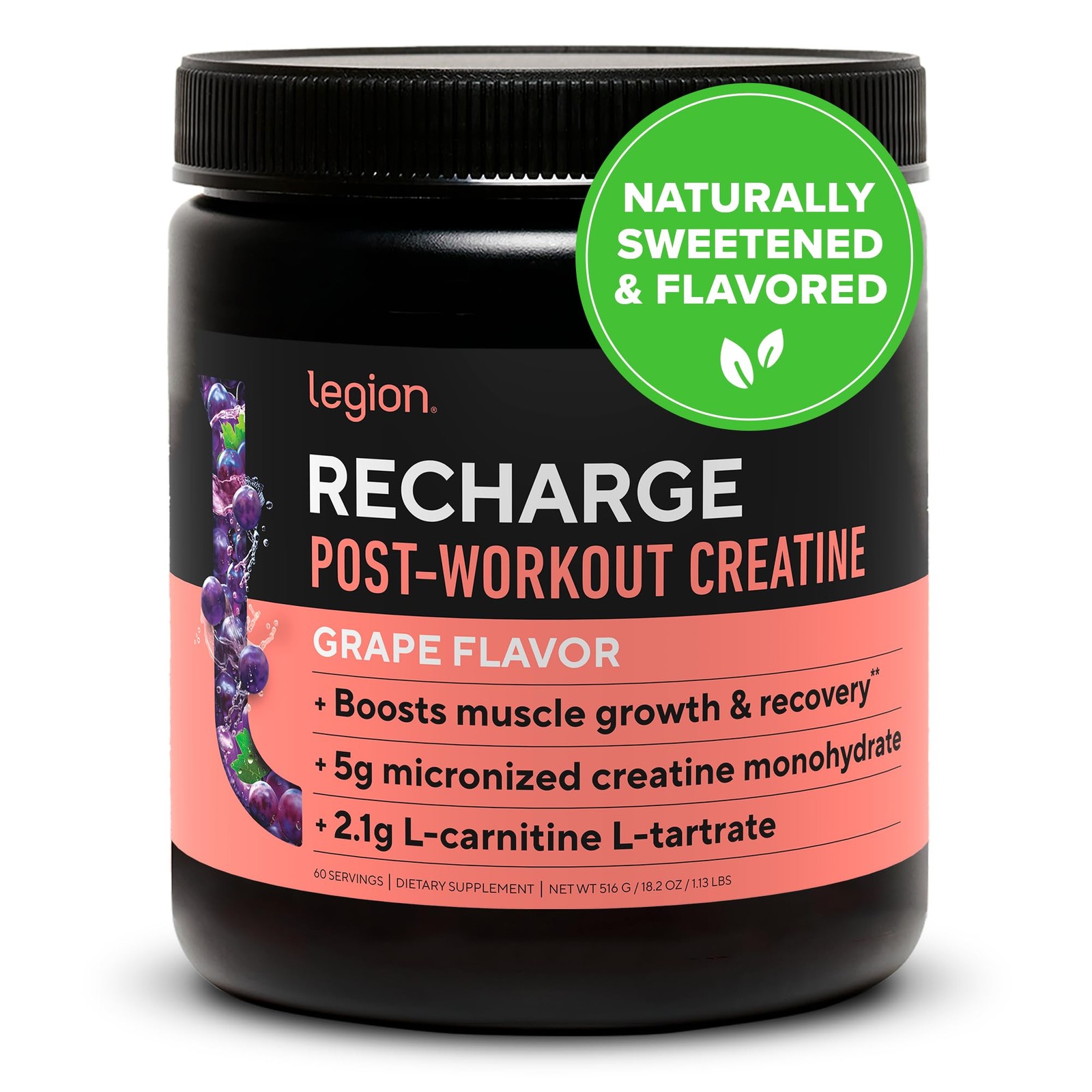 Recharge Post Workout Supplement – All Natural Muscle Builder & Recovery Drin…