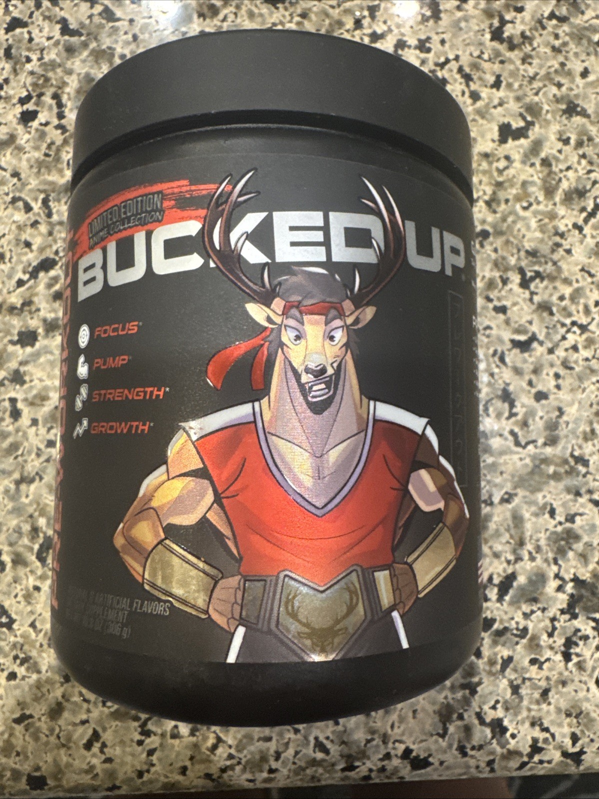 BUCKED UP PRE-WORKOUT YUZU & PEACH NEW 10.8 OZ 30 SERVINGS 05/26
