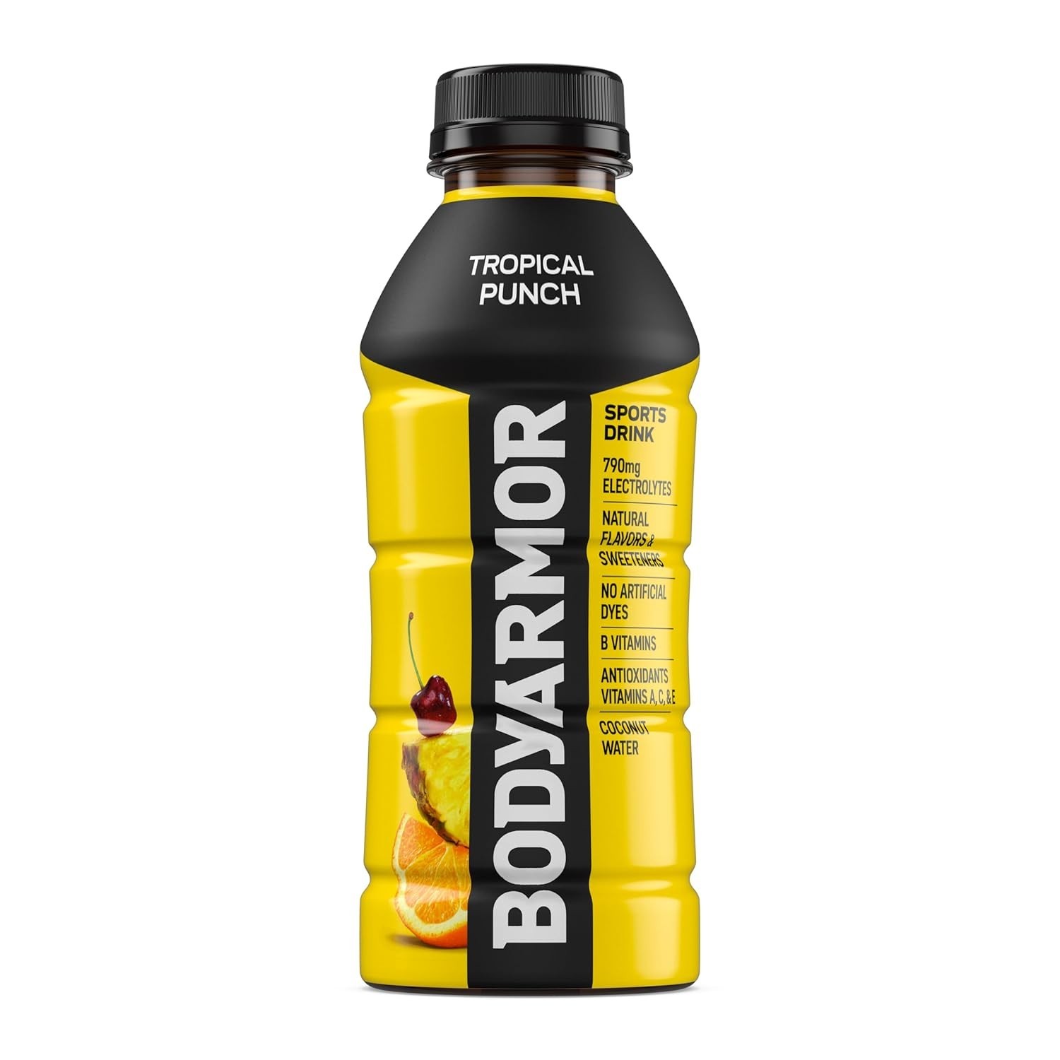 BodyArmor Sports Drink Tropical Punch Electrolyte Hydration 16 Fl Oz Bottles