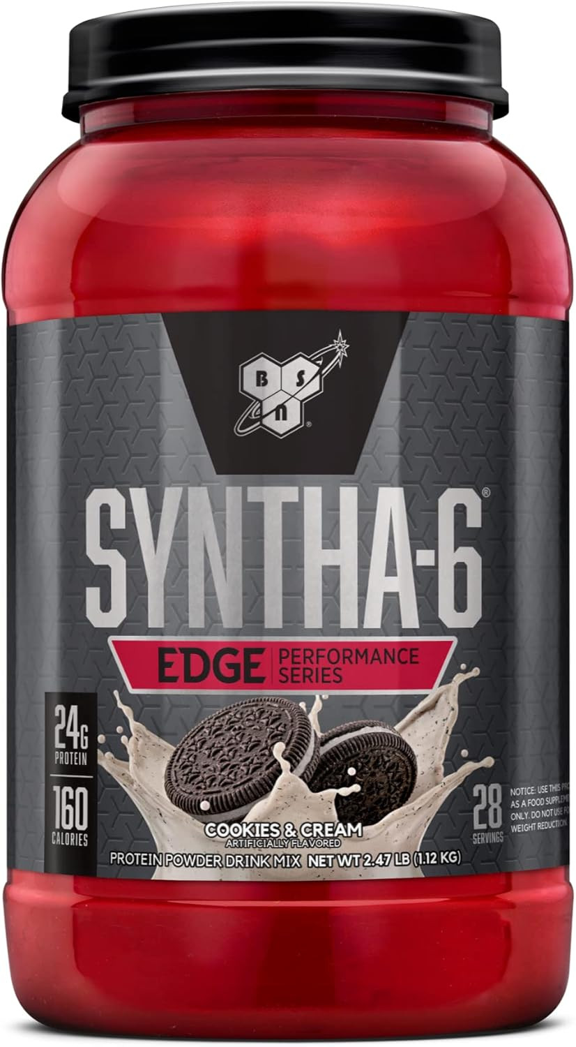 SYNTHA-6 Edge Protein Powder, with Hydrolyzed Whey, Micellar Casein, Milk Protei