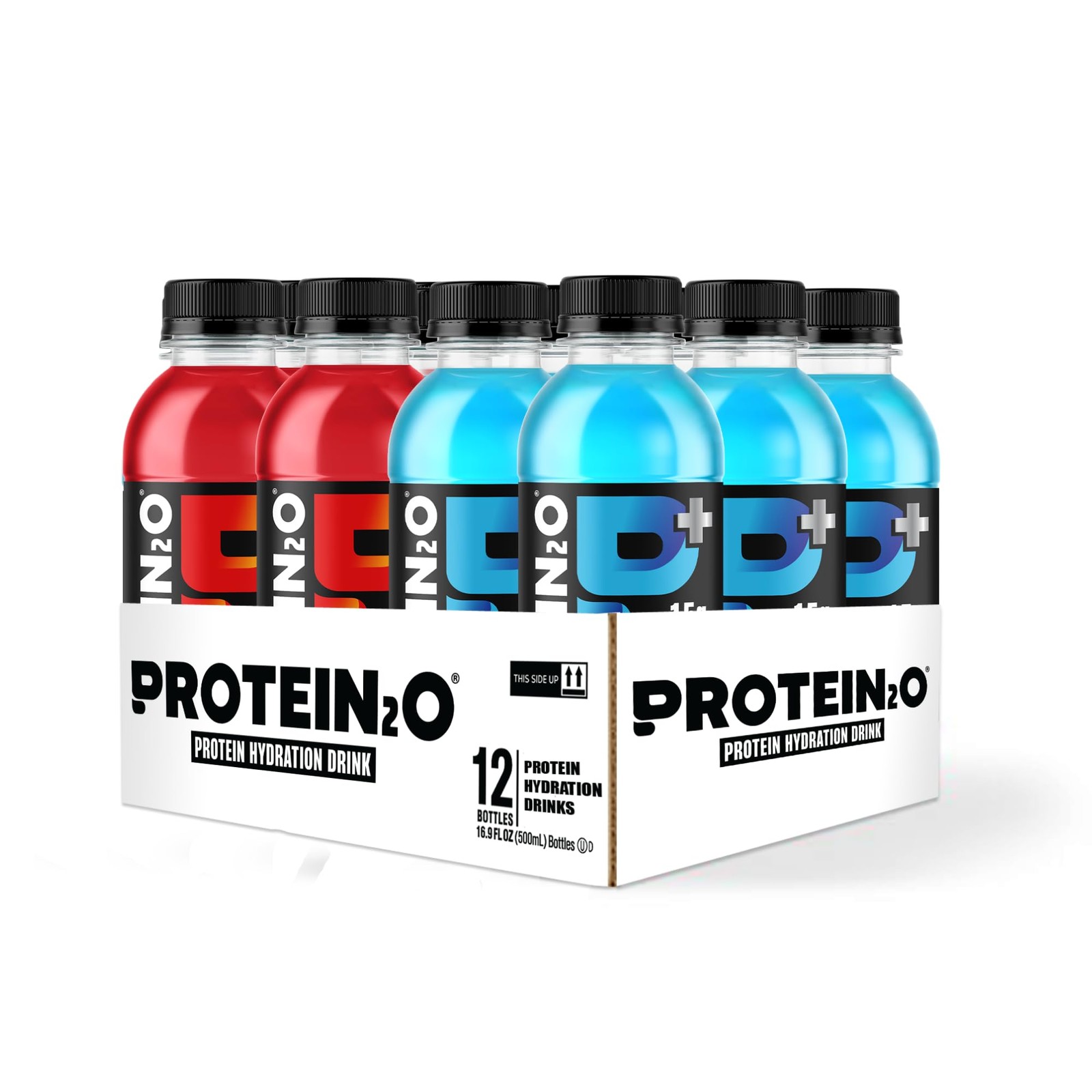 Protein2o 15g Whey Protein Isolate Hydration Drink 16.9 Fl Oz (Pack of 12)
