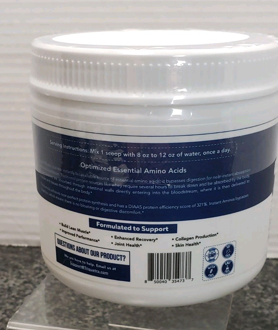 Amino Acids Powder Lemon Lime EAA BCAA Rapid Absorption Muscle Recovery Aging