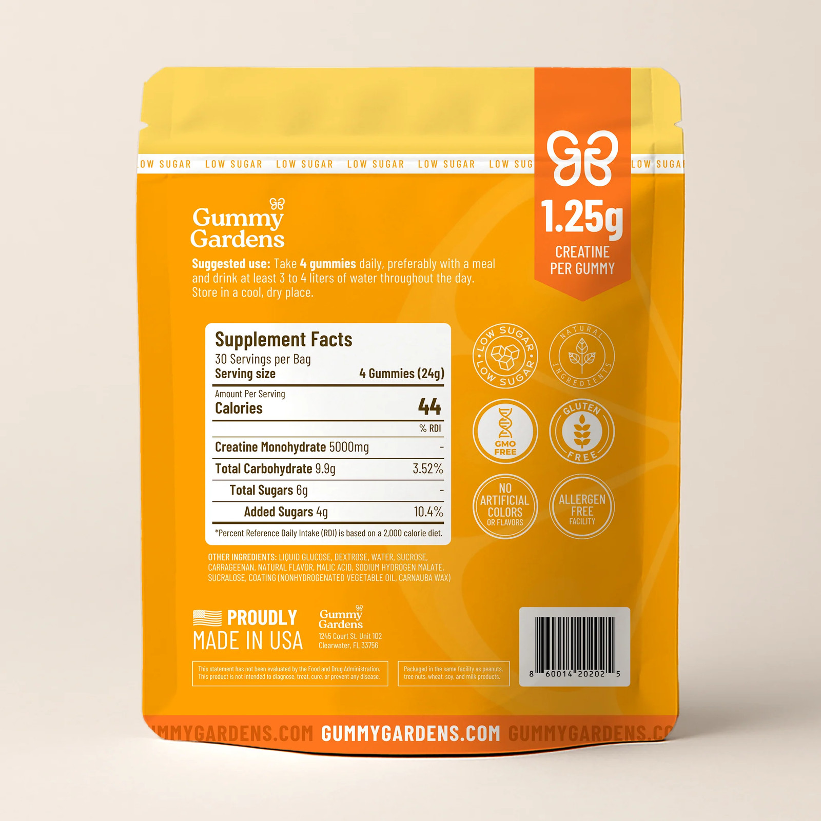 Creatine Gummies for Muscle Recovery & Focus