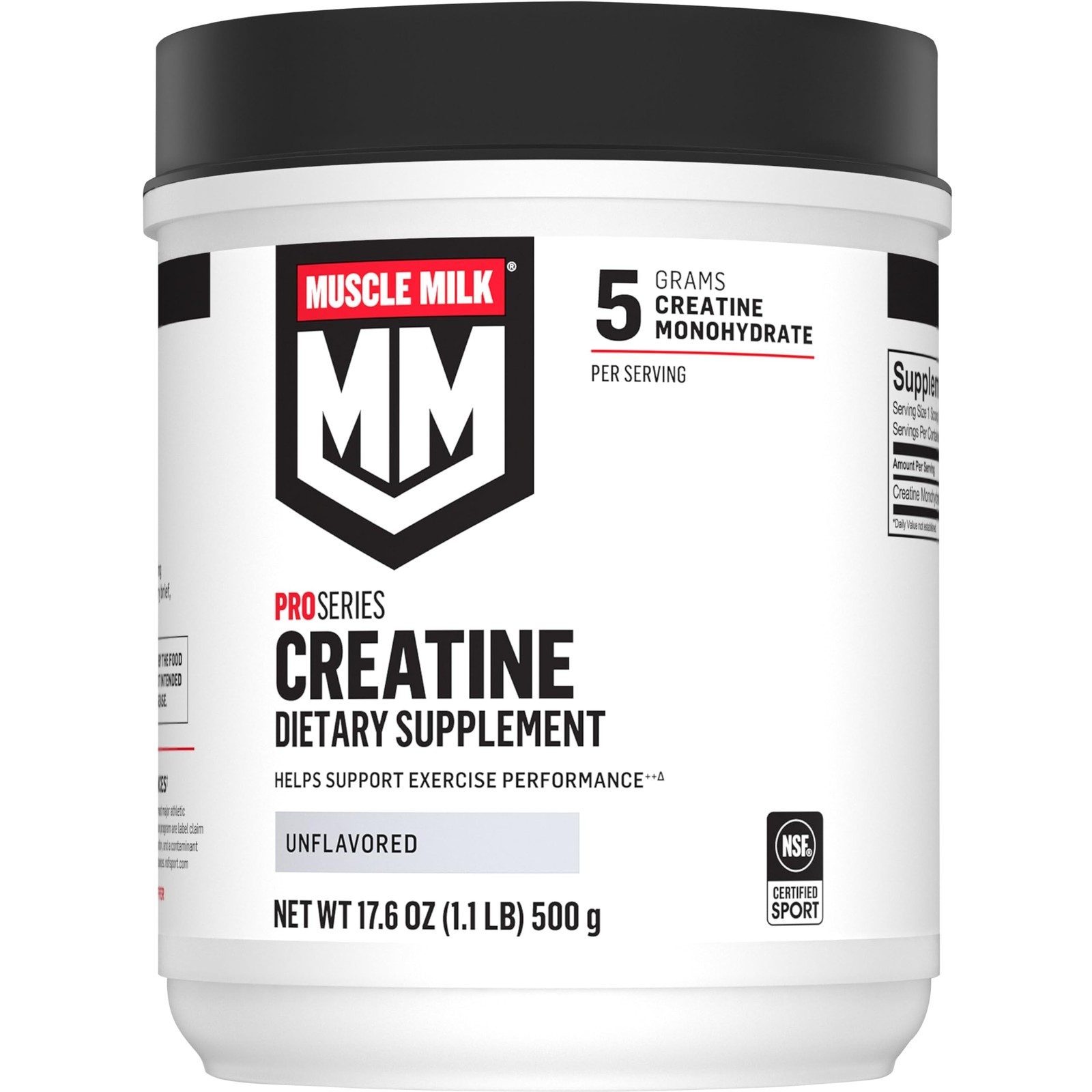 Muscle Milk Pro Series Creatine Powder Supplement, 1.1 Pound (Pack of 1)