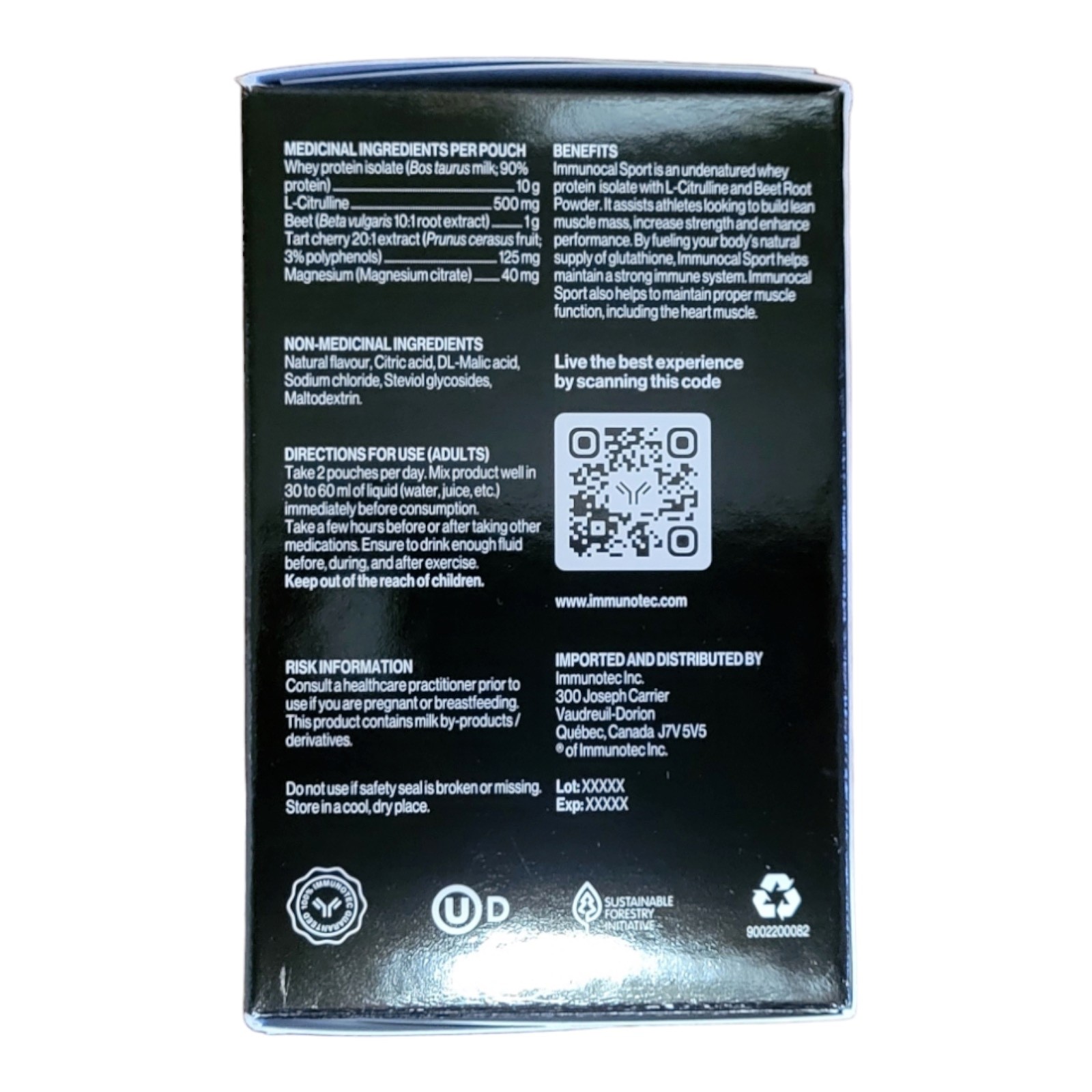 Immunocal Sport™ Whey Protein Isolate – Glutathione Precursor 30 SERVINGS