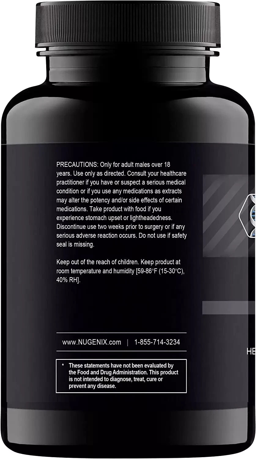 Nugenix Total-T Testosterone Booster – 90 Capsules-Authentic-Made in USA