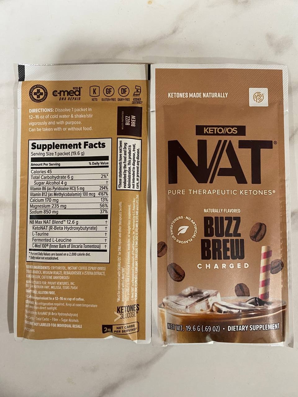 🔥Ketones Pruvit Ketone NAT Pick Your Flavor MUST BUY 5 PACKS🔥