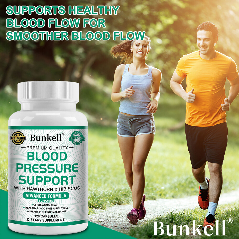 Blood Pressure Support Capsules – Promotes Healthy Blood Circulation + Flow