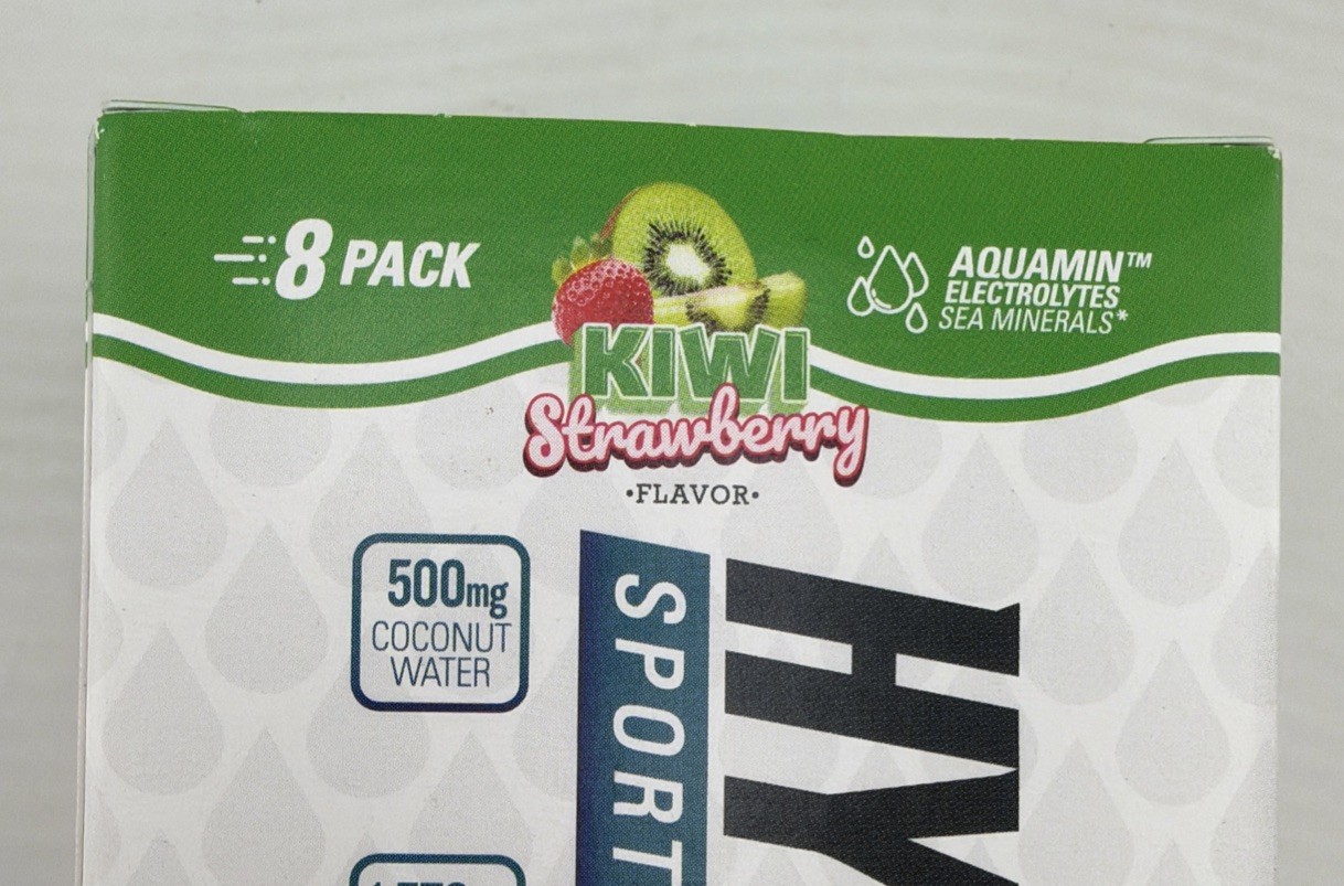 Hydralyte Sports Hydration Kiwi Strawberry Drink Mix 8 Pack Electrolytes.