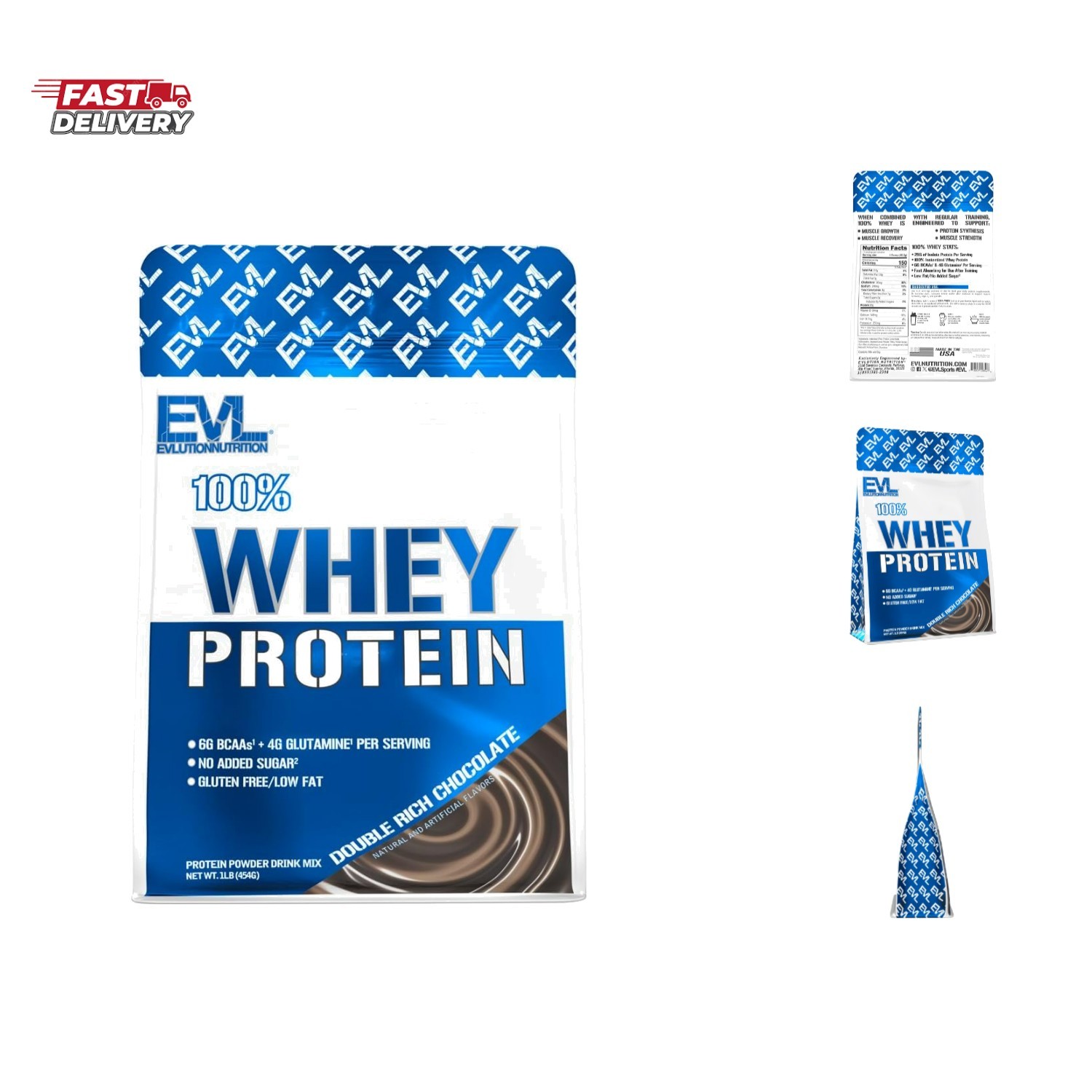 Nutrition 100% Whey Protein, 25g of Whey Protein, 6g of BCAAs, 4g of Glutamin…