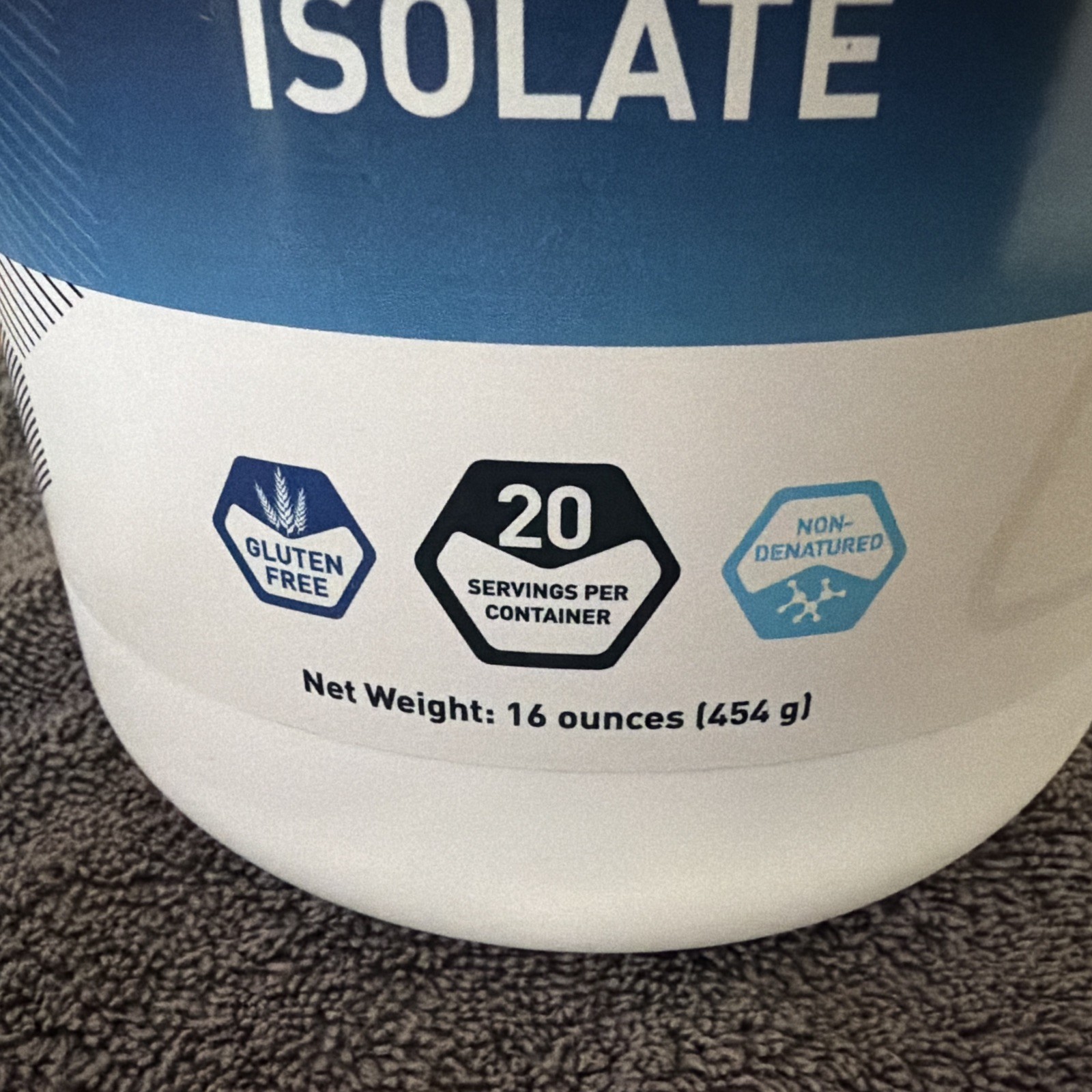 SEALED! Biotics Research Whey Protein Isolate 16oz BB 6/2027