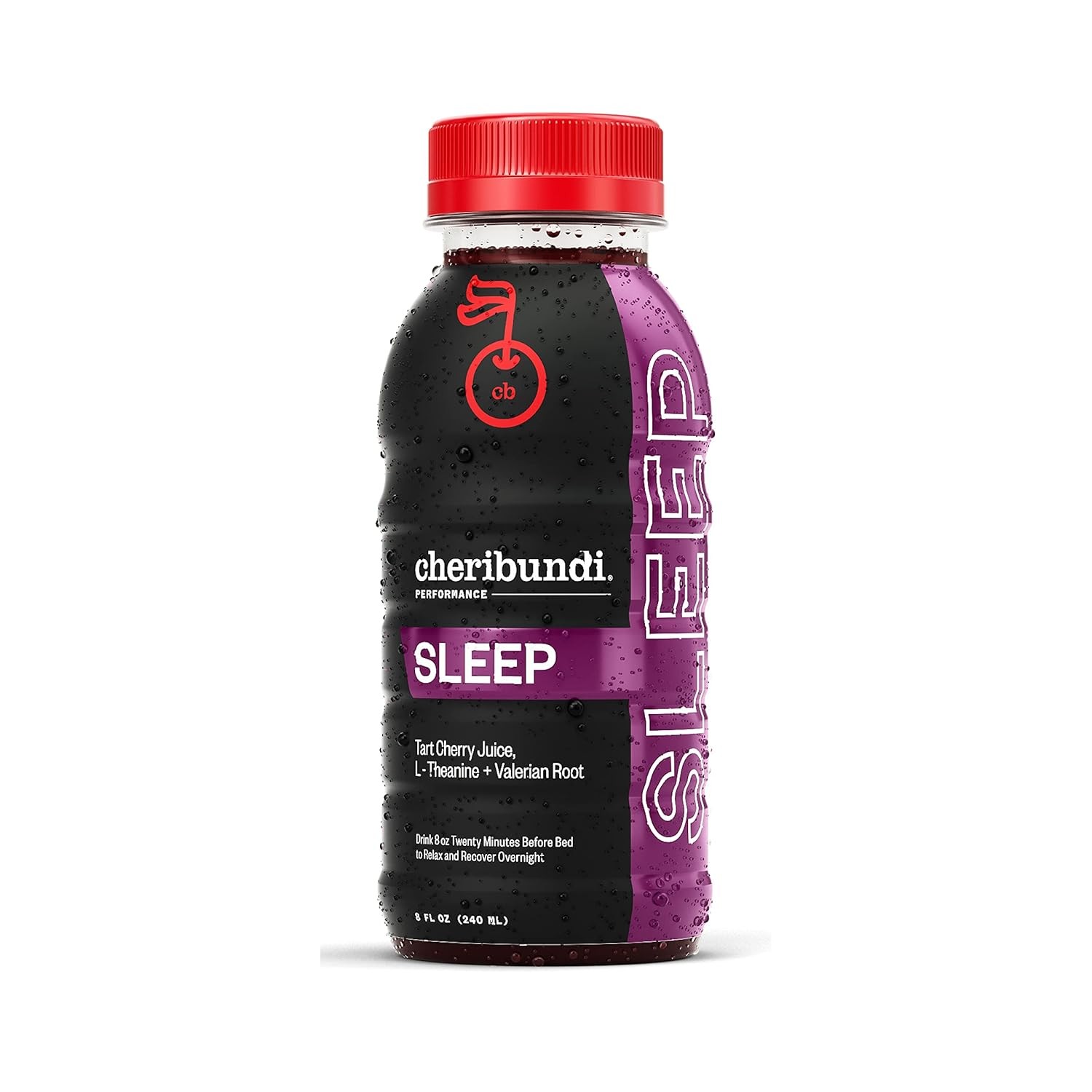 Cheribundi SLEEP Tart Cherry Juice – 8 Fl Oz (Pack of 24)