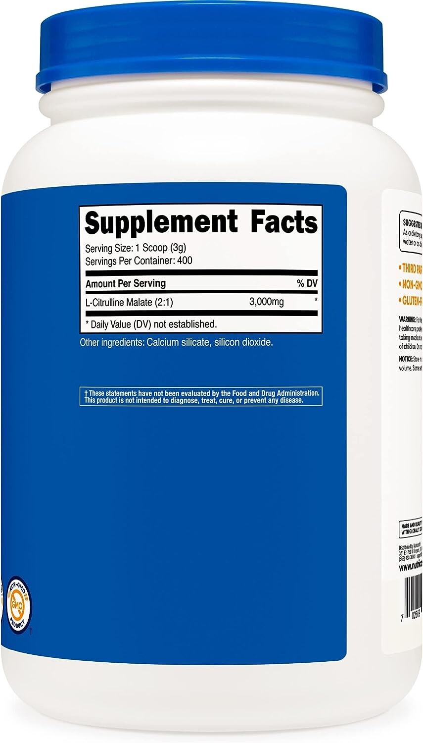 High Quality L-Citrulline Malate Powder – Energy Boost – 1.2KG + Scoop
