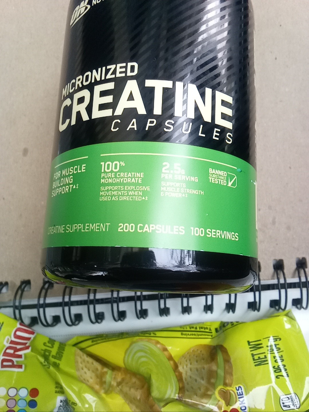 Optimum Nutrition Micronized Creatine – 100 Capsules