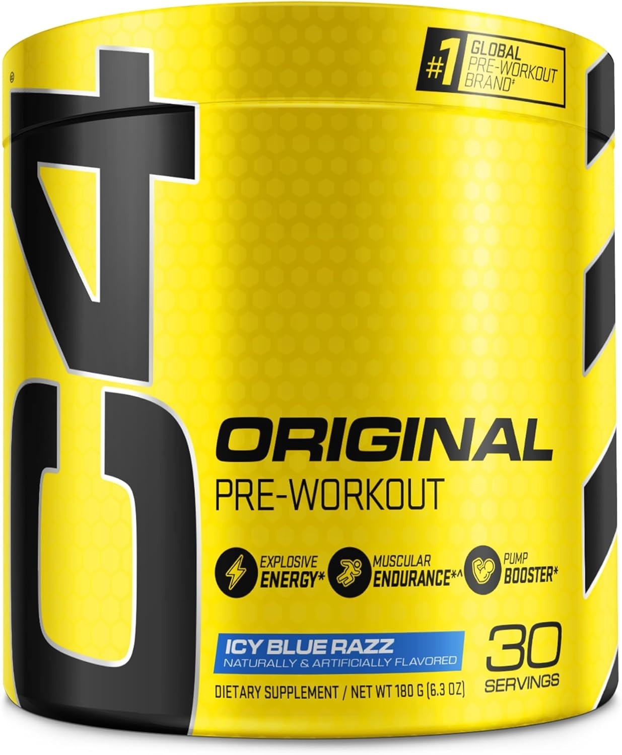 Energy-Boosting Pre-Workout Powder with 150mg Caffeine