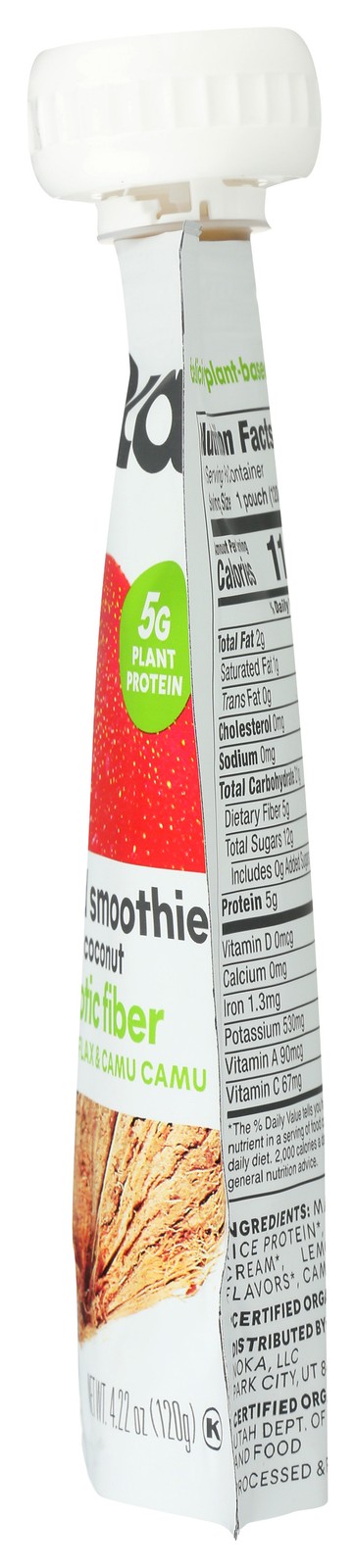 Noka Mango Coconut Superfood Smoothie With Prebiotic Fiber 4.22 Oz 6 Pack