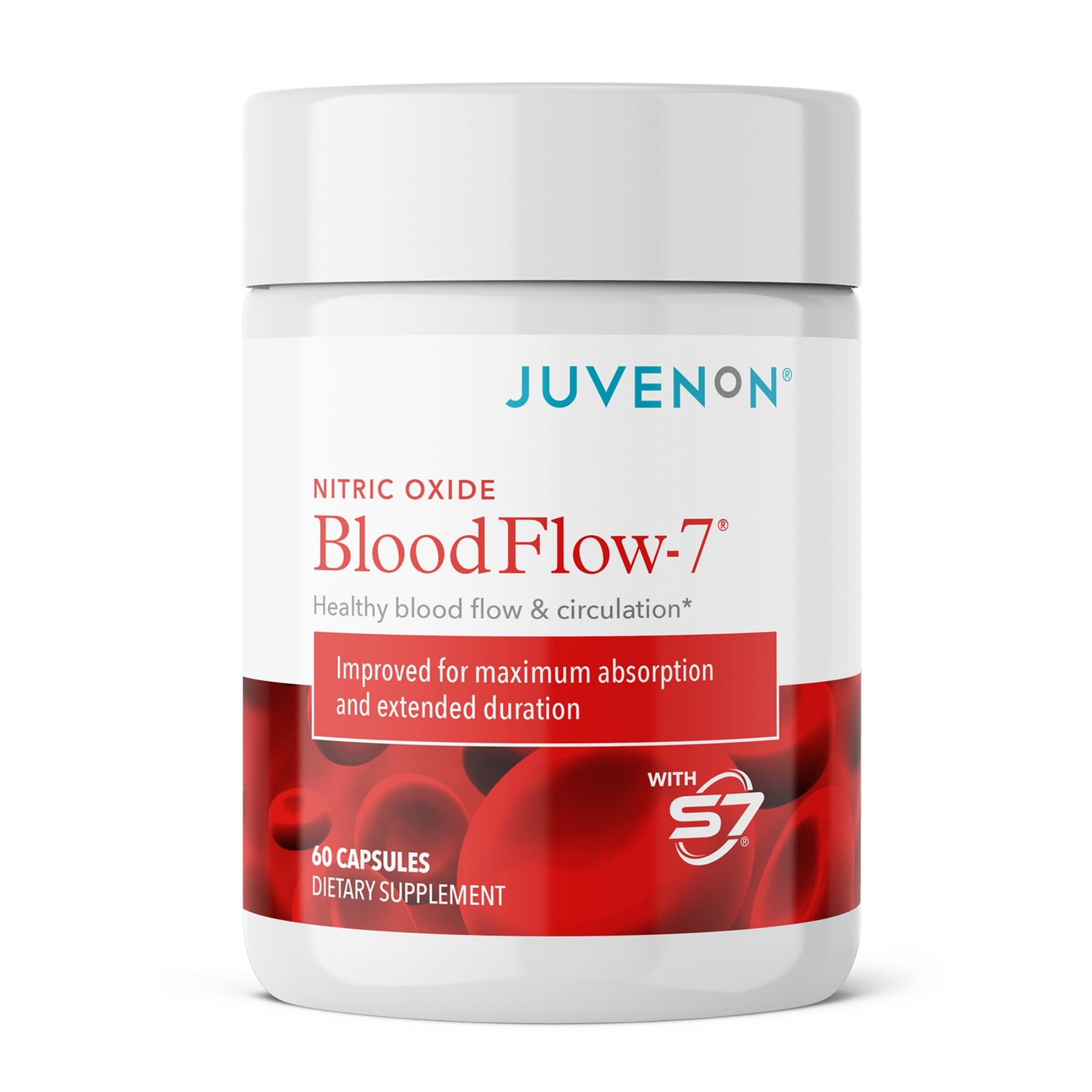 Juvenon Bloodflow-7 Nitric Oxide Supplement Nitrosigine