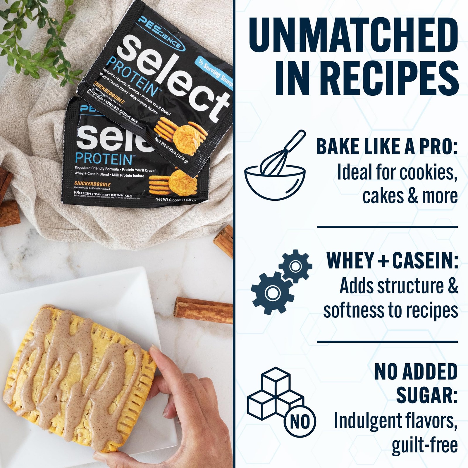 PEScience Select Protein Powder Packets, Try 8 0.55 Ounce (Pack of 8)