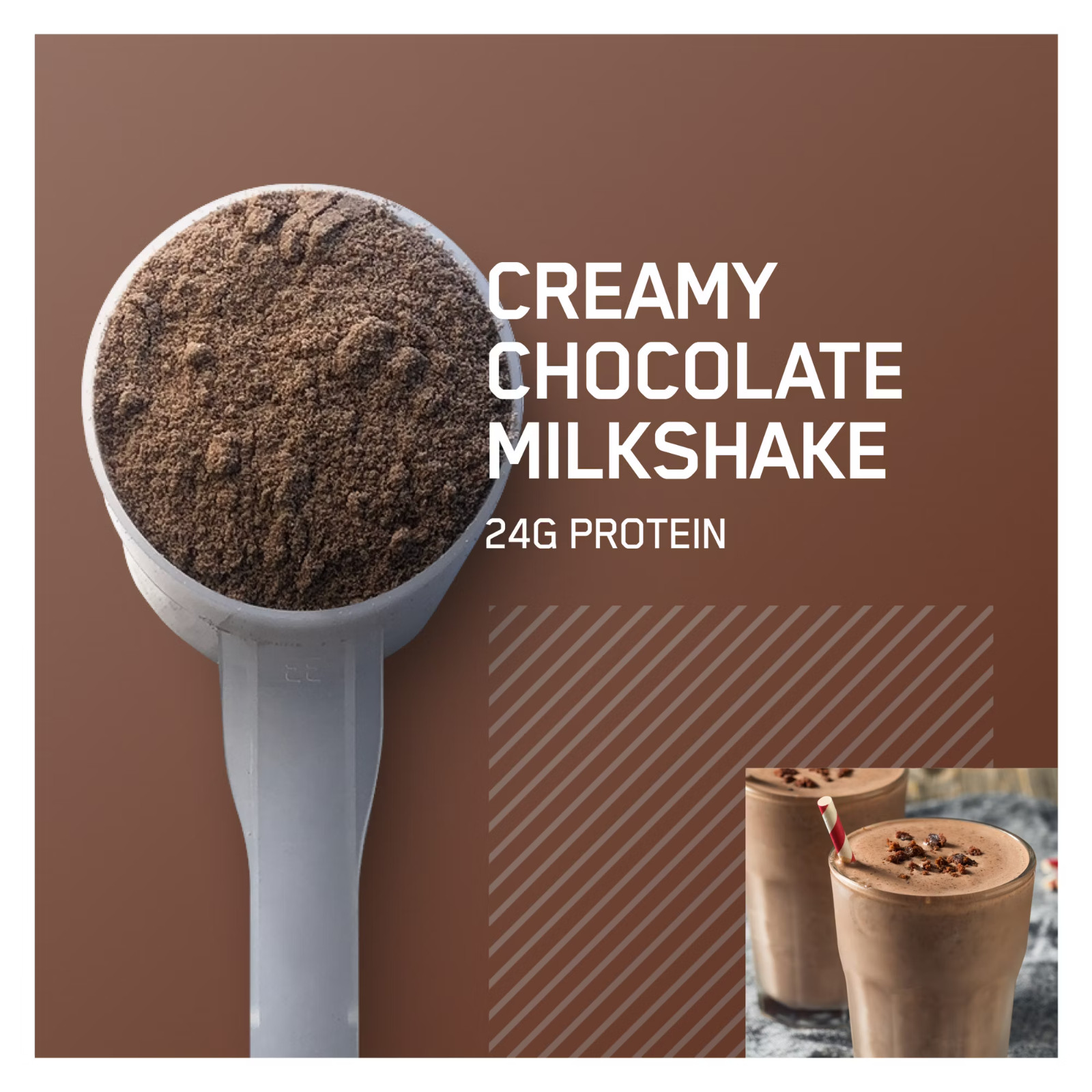 Optimum Nutrition Gold Standard Whey Protein Powder Double Rich Chocolate 2.27kg