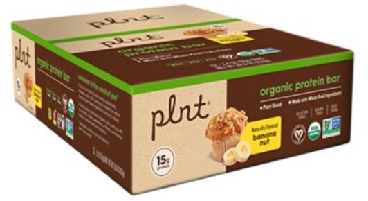 Organic Protein Bar Banana Nut (12 Bars)