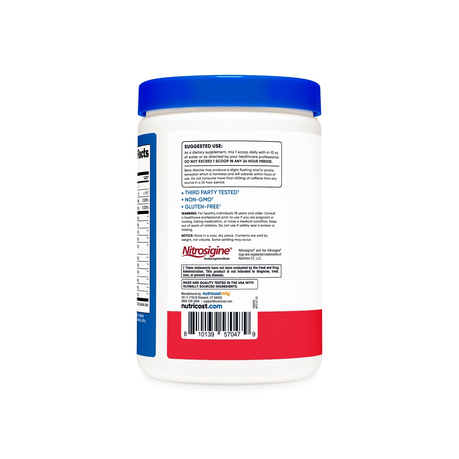 Nutricost Pre-C, Pre-Workout Complex with Creatine Powder (Fruit Punch) (450g)
