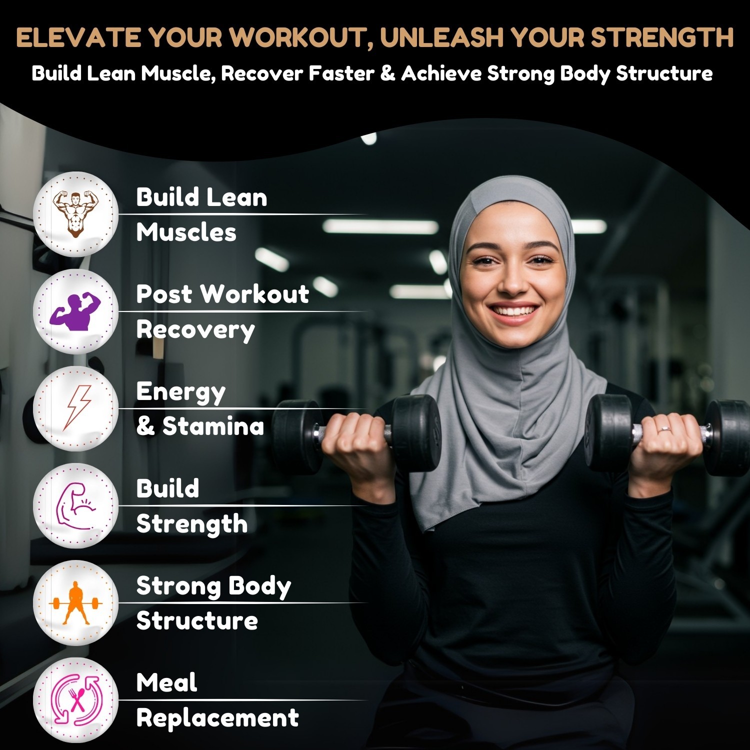 Delicious Creamy Chocolate Halal Whey Protein Powder 2Lbs | By SHIFAA NUTRTION