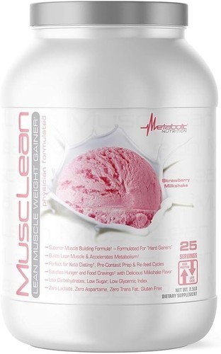 Metabolic Nutrition MuscLean Protein Powder Strawberry Milkshake 2.5lb