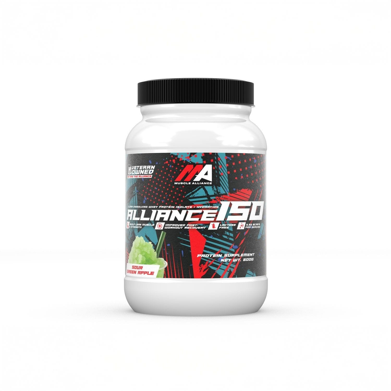 Clear Isolate Protein – Muscle Alliance 20 Servings Sour Green Apple 1.3lbs