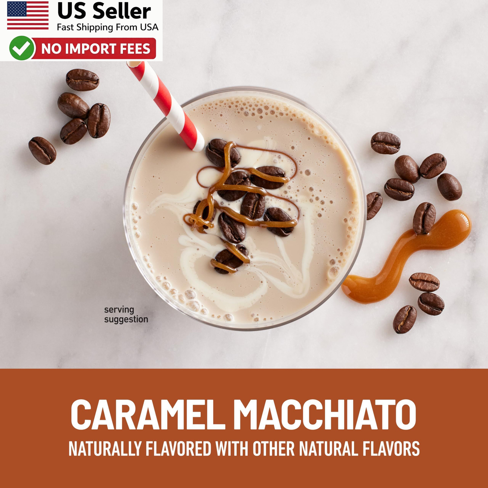 SlimFast Protein Shake Caramel Macchiato 12 Pack 20g FROM USA