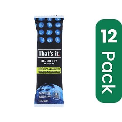 That’s It – Probiotic Fruit Bar Blueberry 1.2 oz (Pack of 12)