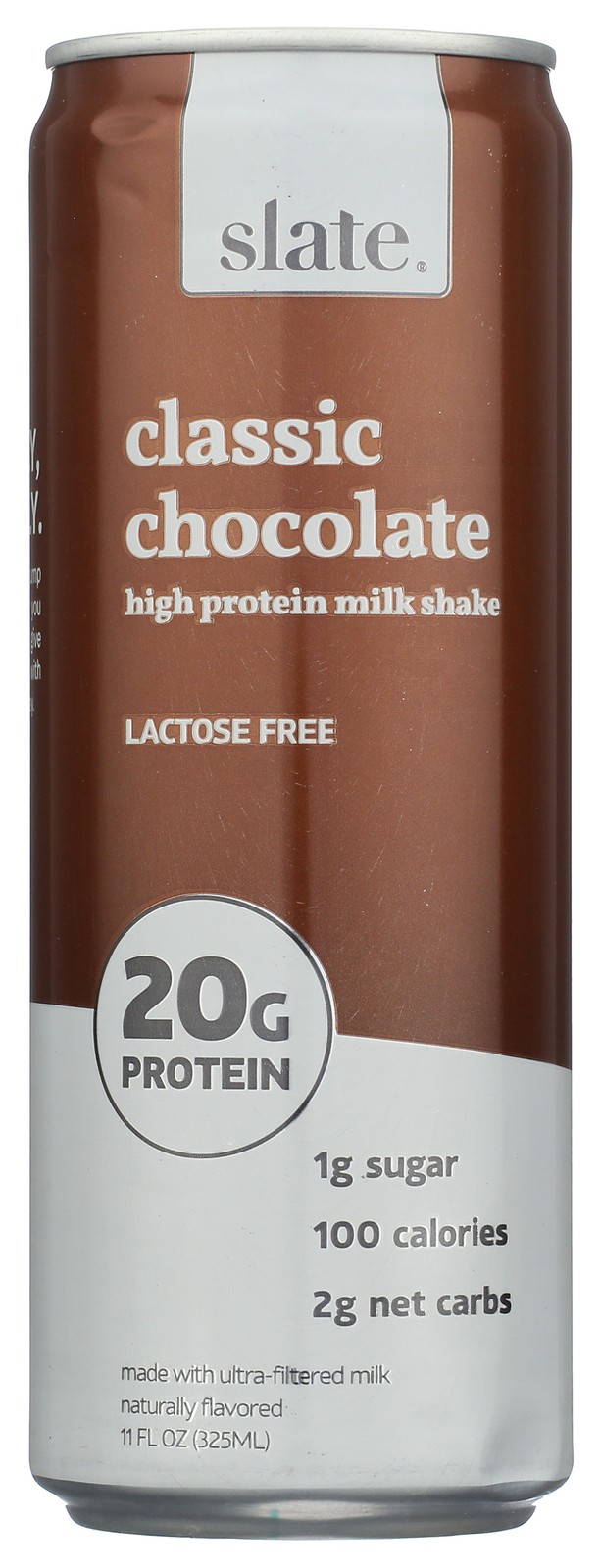 Slate Classic Chocolate High Protein Milk Shake 11 Fl Oz 12 Pack