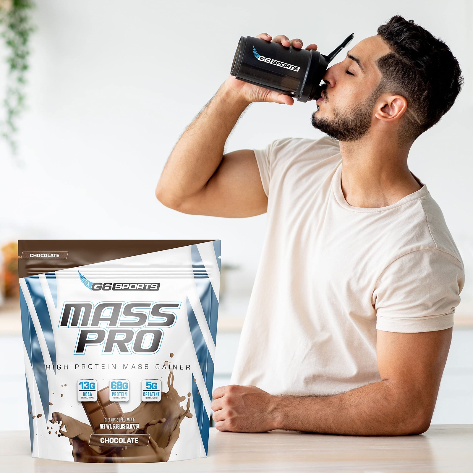 G6 Sports Nutrition Mass Pro High Protein Mass Gainer