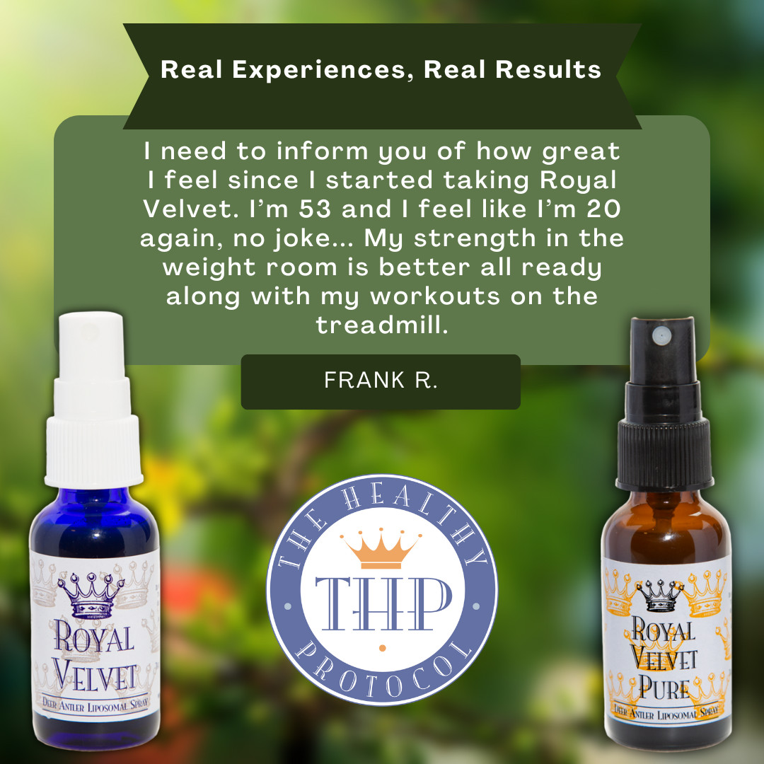 Royal Velvet Deer Antler Spray New Zealand Liposomal IGF-1 Nootropic 1oz