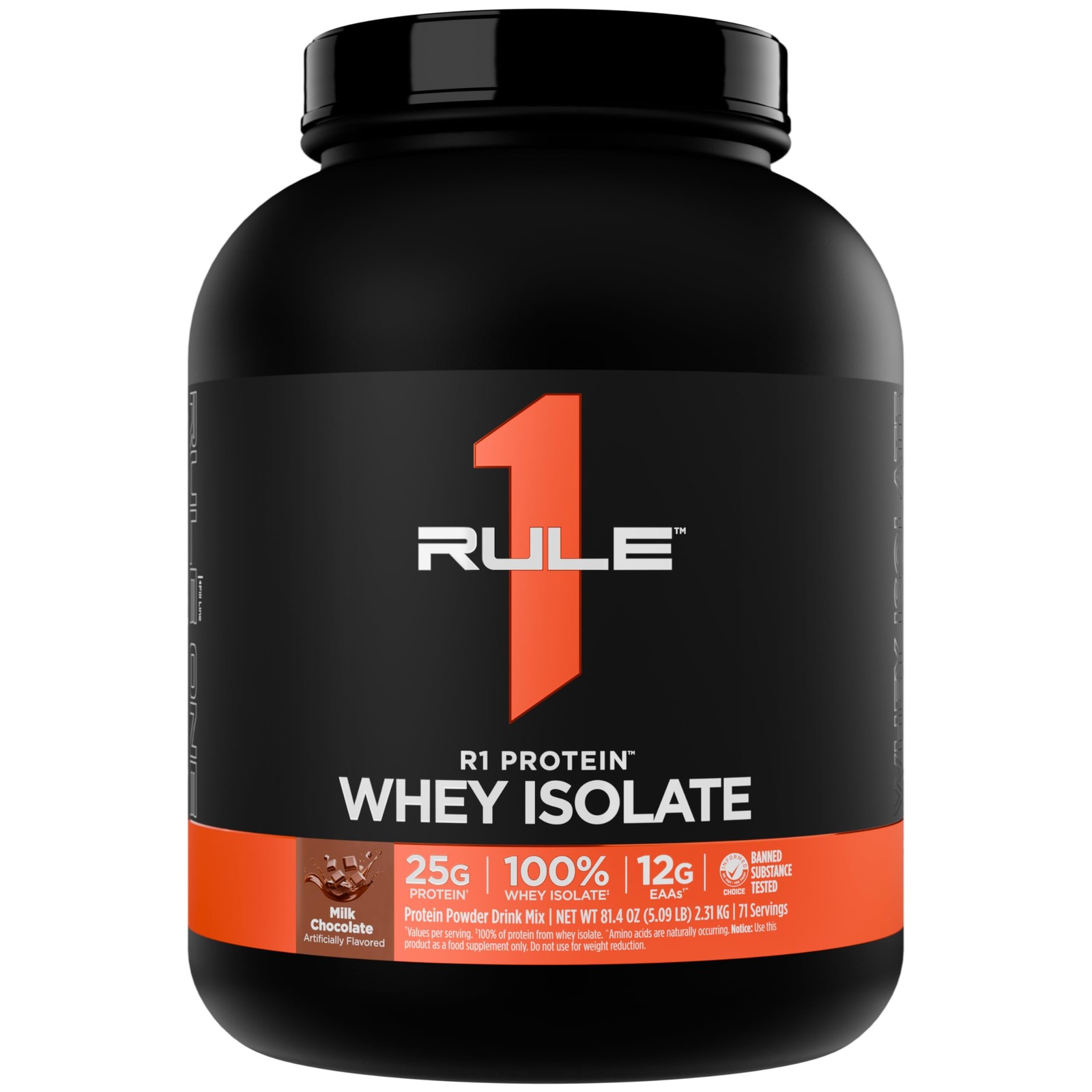Rule 1 Proteins R1 Protein Whey Isolate with 25g Protein & 6g BCAA Exclusive…