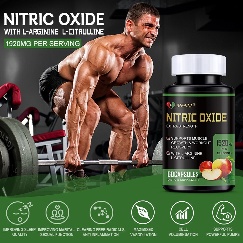 Nitric Oxide and Circulation Booster | L-Arginine, L-Citrulline | Extra Strength
