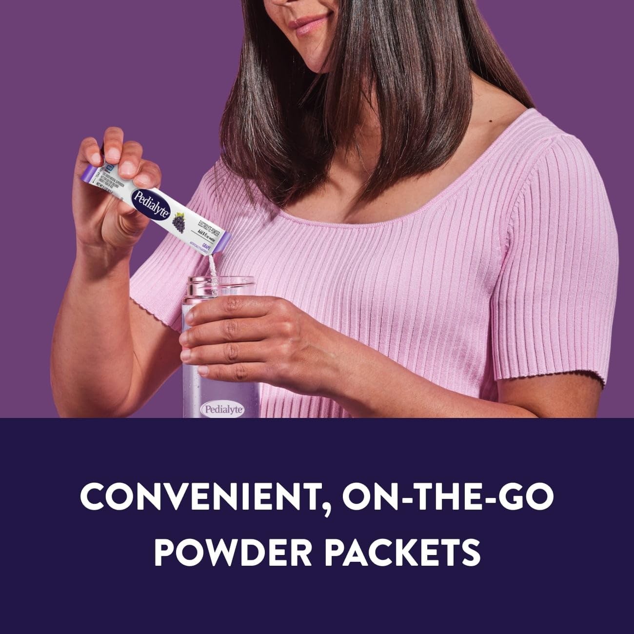 Electrolyte Powder Packets for Hydration | Kids & Adults Variety Pack – Grape, S