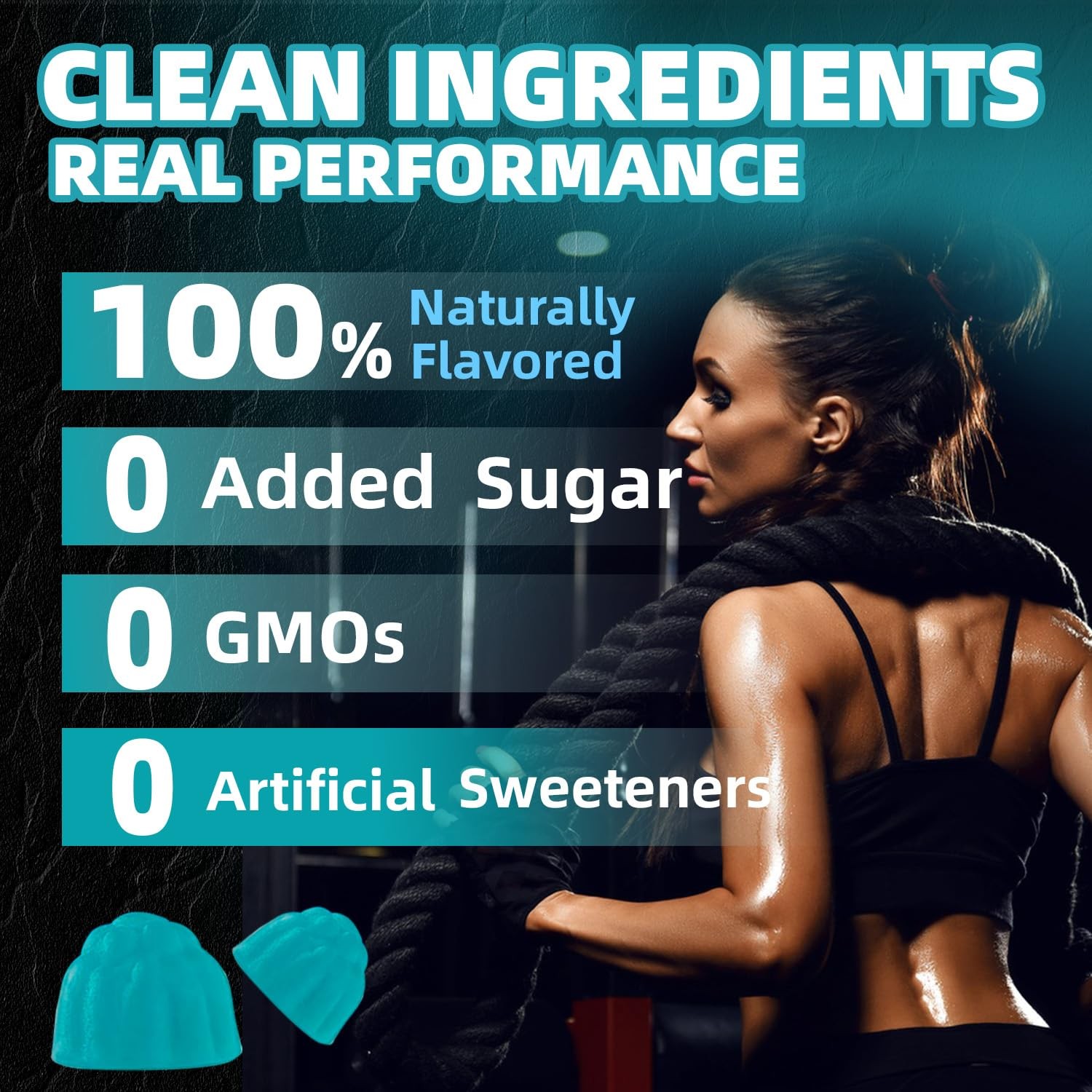 Creatine Monohydrate Gummies 9000mg for Men & Women, Potent Creatine Suppleme…