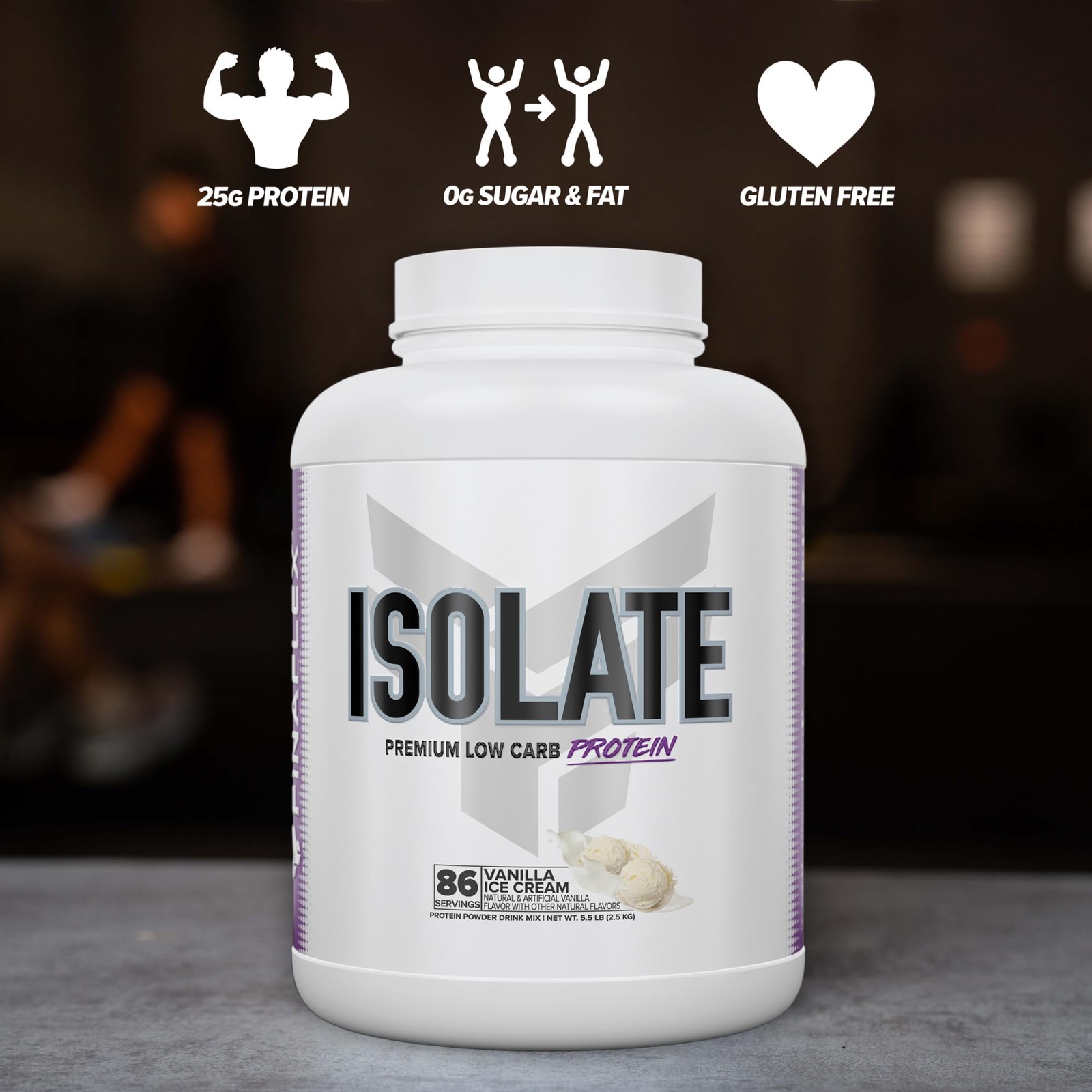 FINAFLEX ISOLATE, Vanilla Ice Cream 5.5 lb 25 Grams of Iso Protein Per Serv…