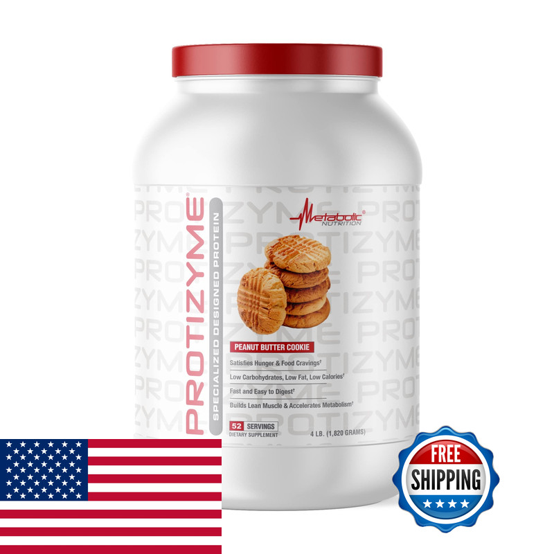 Metabolic Nutrition Protizyme 100 Whey Protein Powder High Protein Carb Fat