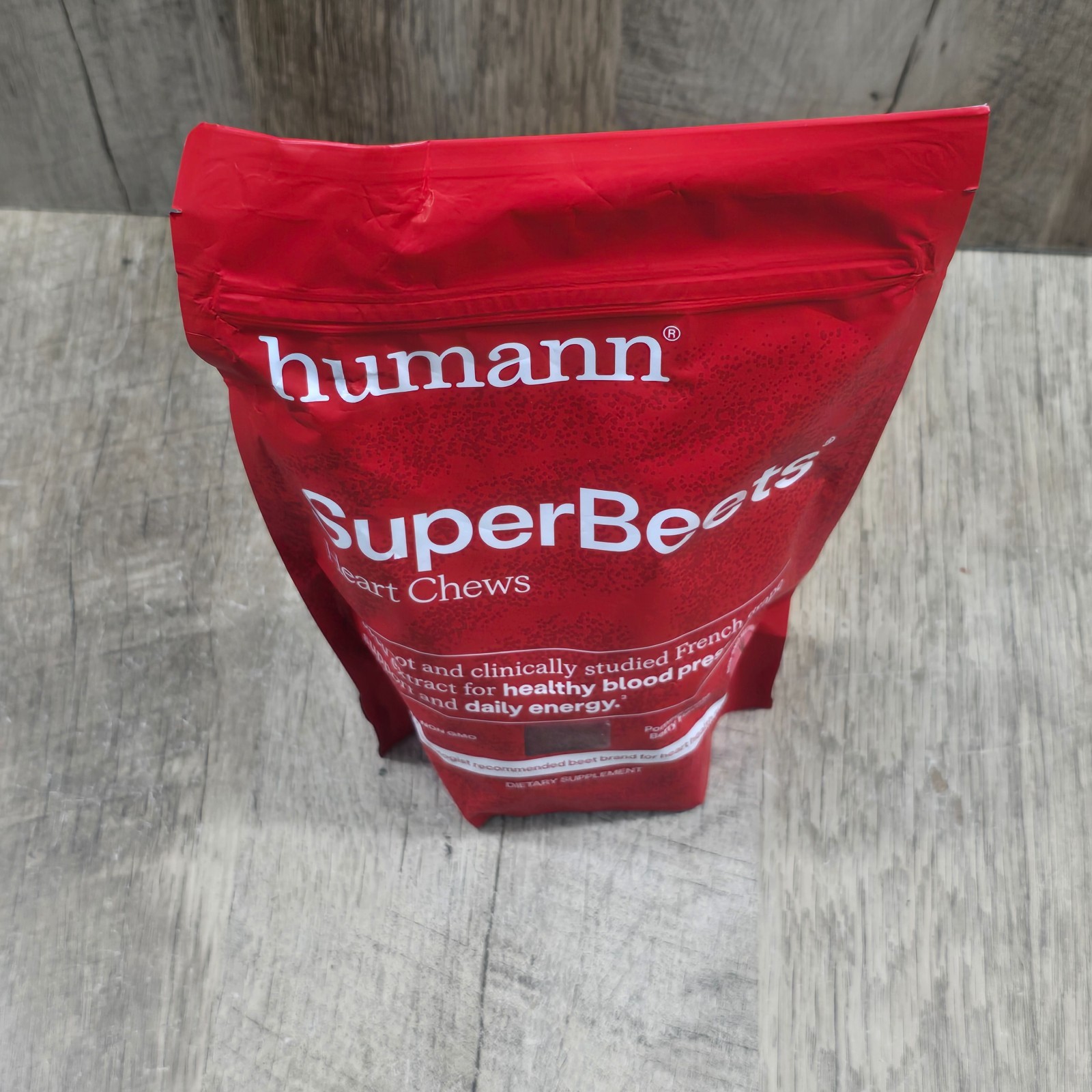 HumanN – SUPER BEETS Heart Chews, 60 Count, New & Sealed! EXP: 08/2027