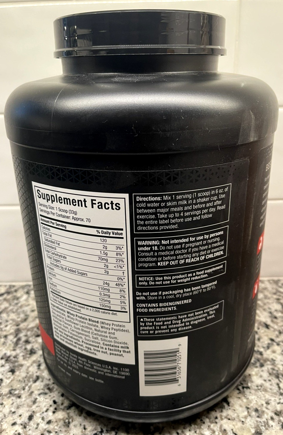 Muscletech Nitro Tech 100% Whey French Vanilla Cream Expires 10-11-26 Fast Ship