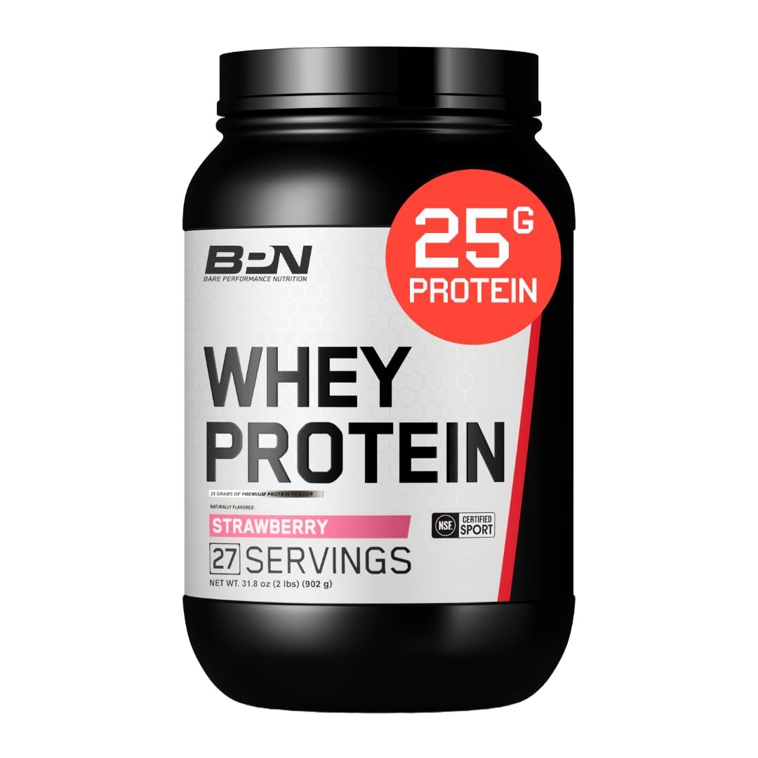 BARE PERFORMANCE NUTRITION, BPN Whey Protein Powder, Whey Protein Concentrate…