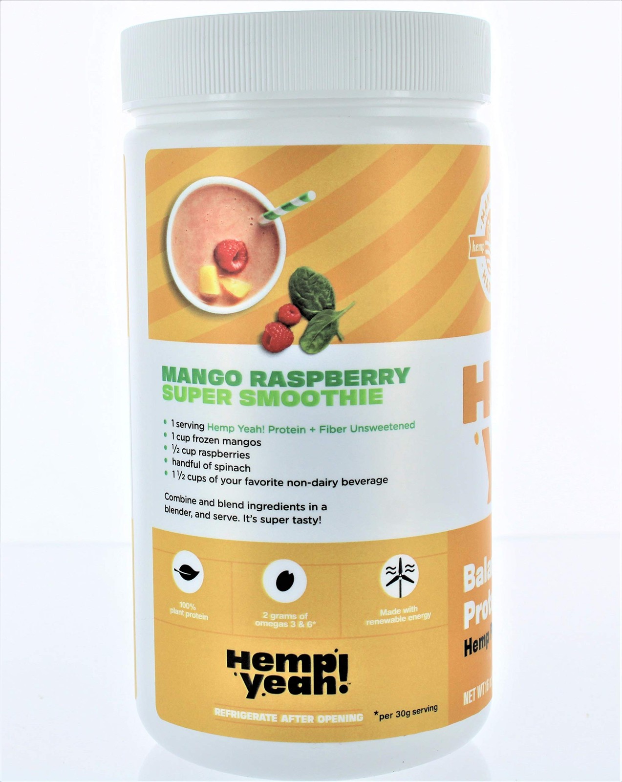 Manitoba Harvest Hemp Protein Powder 1 Pound Pack of 2 Nutritional Supplement