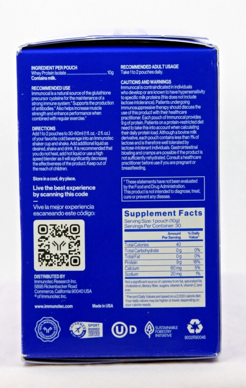 Immunocal Classic (Blue) Regular Glutathione Precursor ….