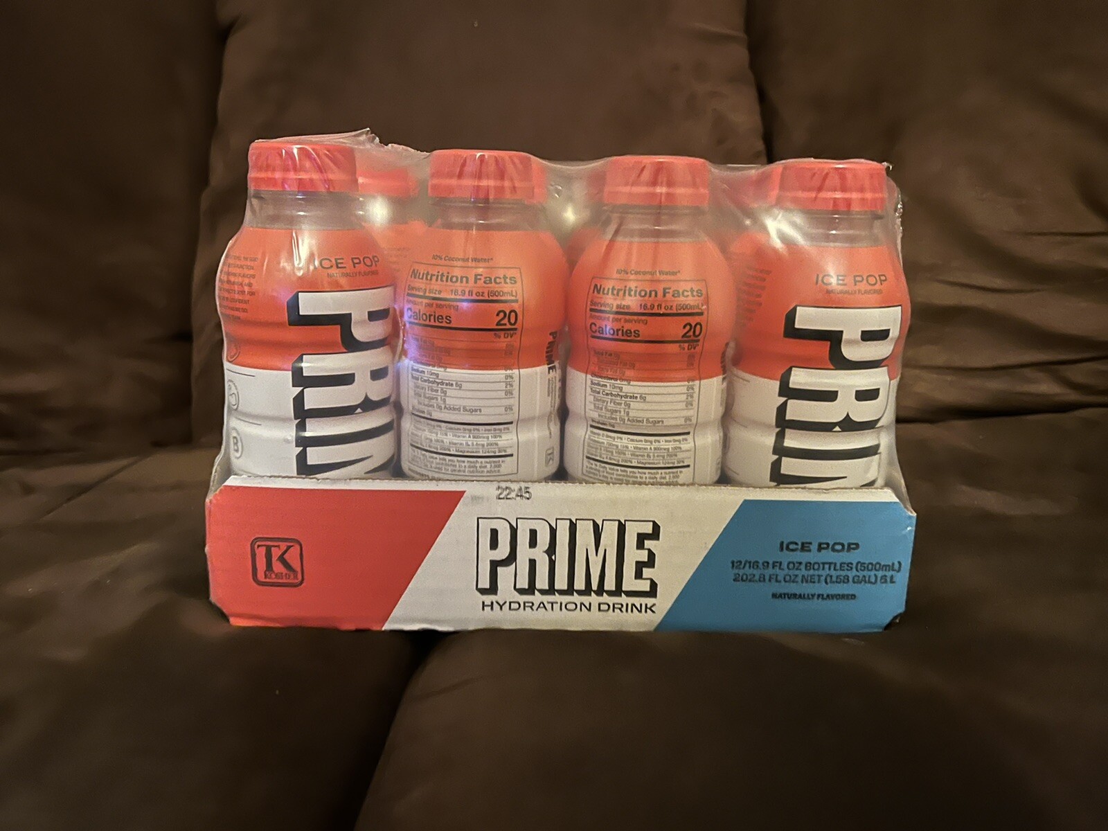 PRIME Hydration Drink – Ice Pop – 12 Pack – NEW Logan Paul/KSI