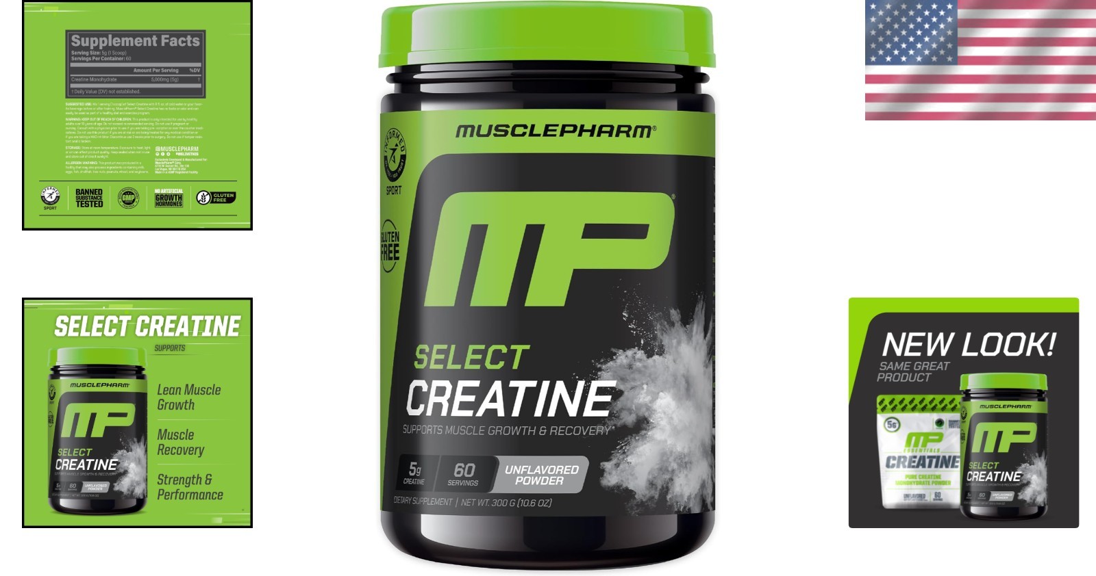 High-Performance Unflavored Creatine Monohydrate – 60 Servings for Peak Power