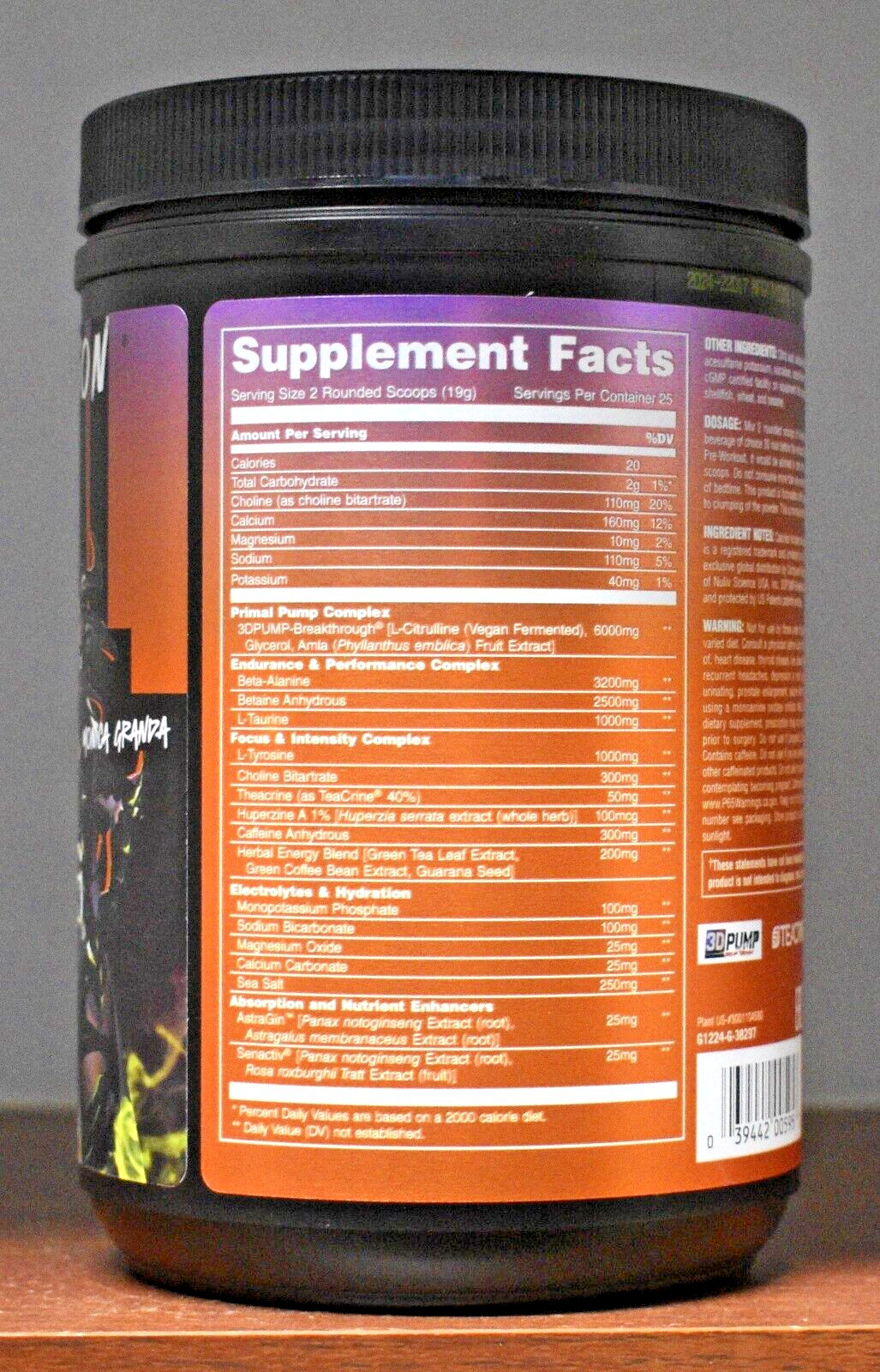 Animal Primal Pre-Workout Limited Edition Monica Granda Peach Lavender Lemonade