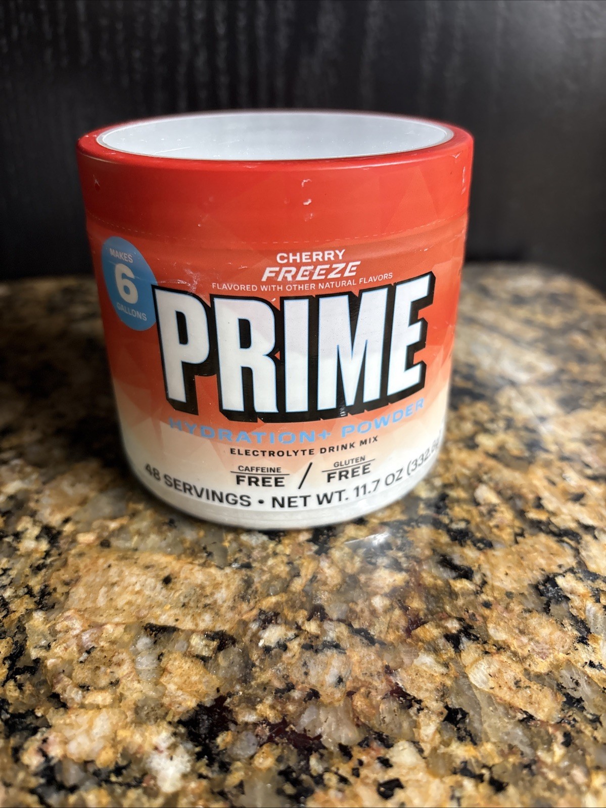 PRIME Hydration+ Powder – Cherry Freeze 48 Servings – NEW SEALED-Expire 2/28